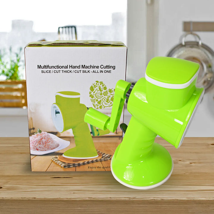 6 in 1 Multi functional Vegetable Cutter & Slicer Hand Machine Cutting, Slice, Cut Thick, Cut Silk All in one