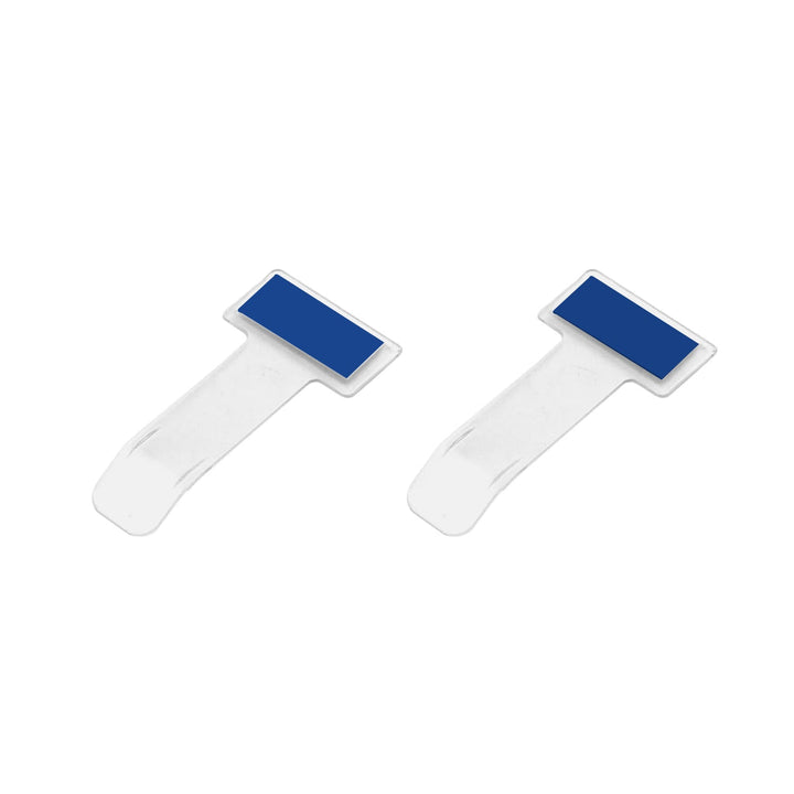 Set of two clear car windscreen ticket holders for displaying parking tickets securely