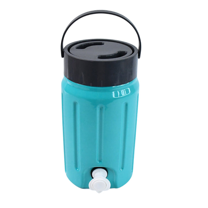 Superior eMart leakproof 2.5ltr jug with tap in teal and black for easy pouring and storage