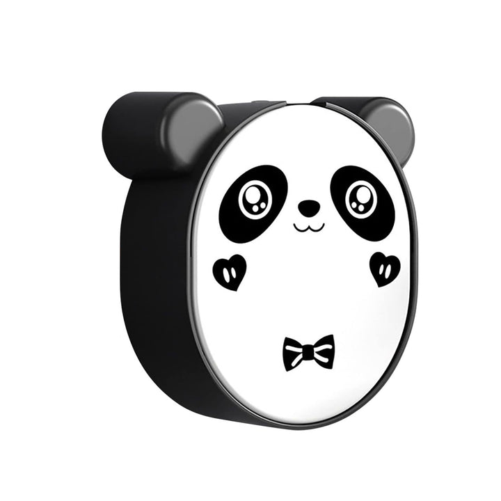 Cute panda soap dish with black and white design and bow tie for home and kitchen use