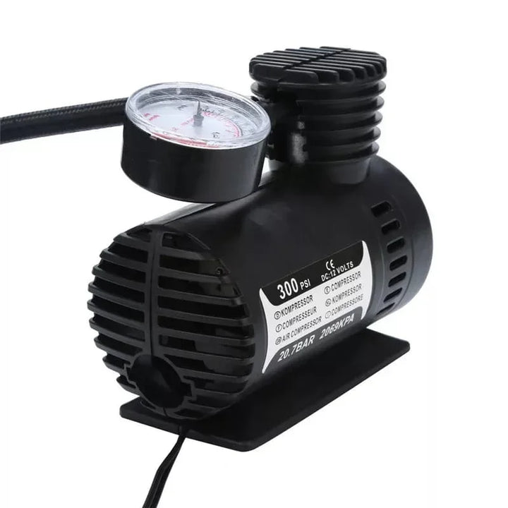 Superior eMart fast air inflation compressor with built-in pressure gauge for quick tire inflation