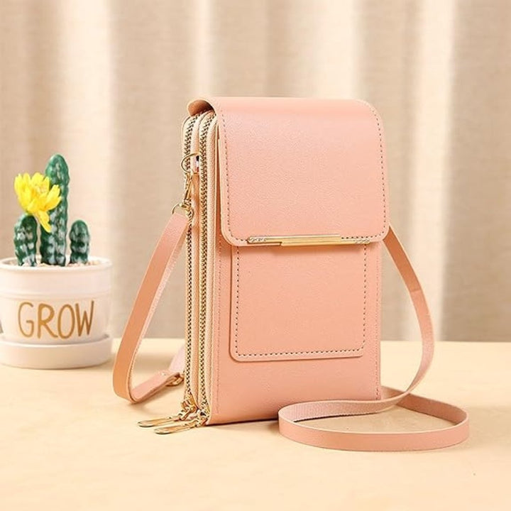 Leather Shoulder Bag Mobile Purse cosmetic Bags 2