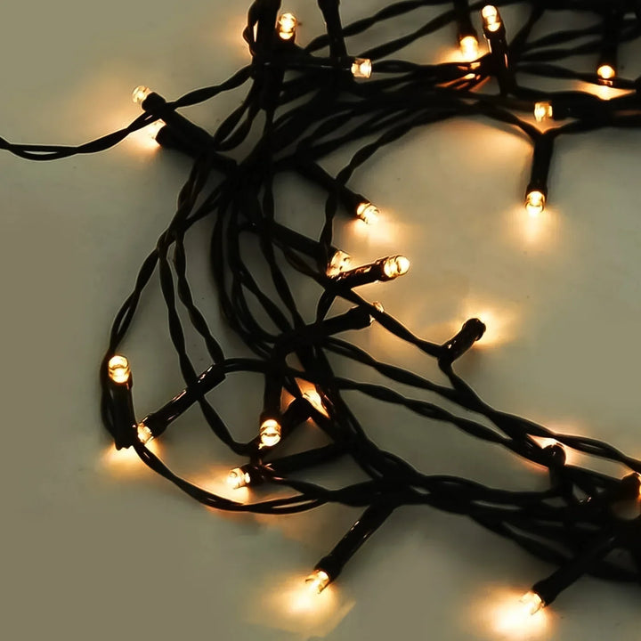 Superior eMart LED string lights 10 meter with warm white bulbs for cozy home decor