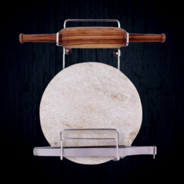 Belan / Chimta / Rolling Pin Board / Multi-purpose Rack For Kitchen (1 Pc )