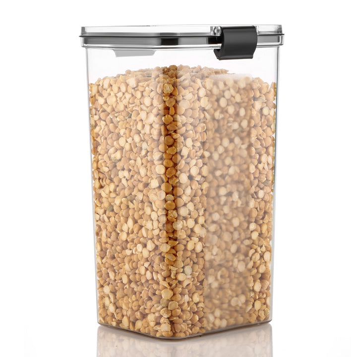 Superior eMart 1700 ml kitchen storage container filled with split peas and airtight lid