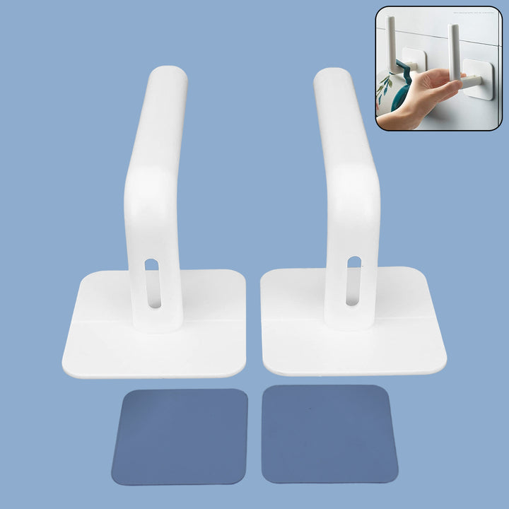 White multipurpose shelf organizer for efficient space-saving storage and easy wall mounting