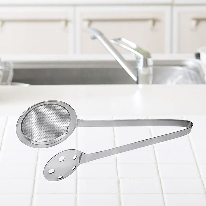 Stainless Steel Skimmer Serving Tong