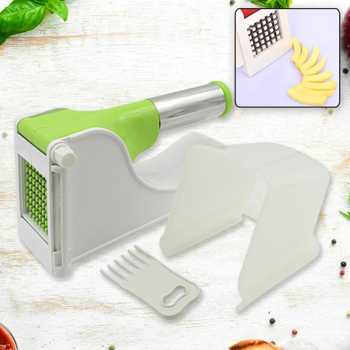 Superior eMart potato slicer with container for easy vegetable preparation and storage