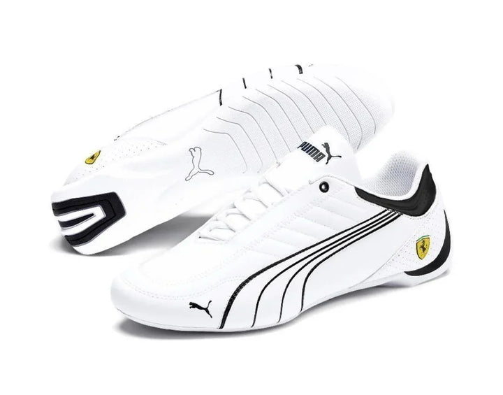 Puma Men's Drift Cat sneakers in white and black design, perfect for casual outings and sporty style