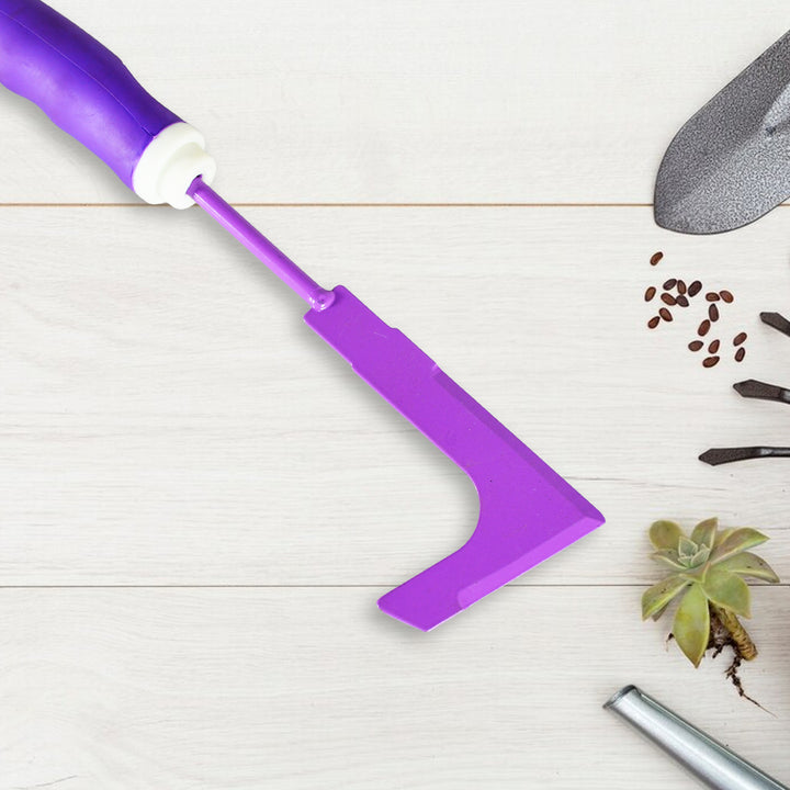Superior eMart soil and plant cultivation tools featuring a purple hand trowel for easy digging and planting