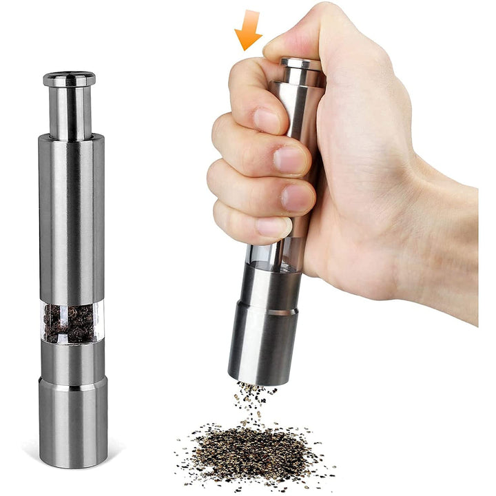 Stainless Steel Salt And Pepper Grinder 1 Pc with easy grip design for effortless seasoning