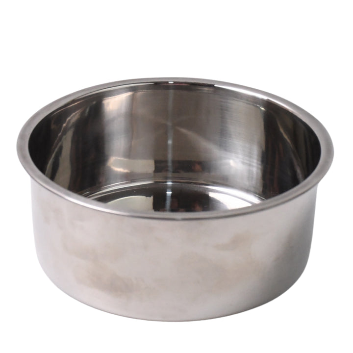 Stainless steel side dish bowl with a smooth polished finish for kitchen use