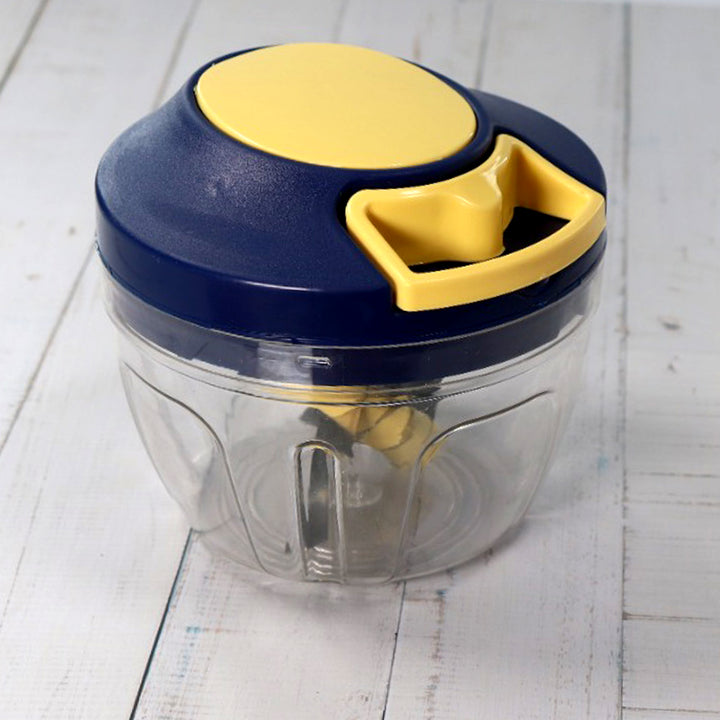 Superior eMart vegetable chopper with 4 blades for efficient and quick food preparation