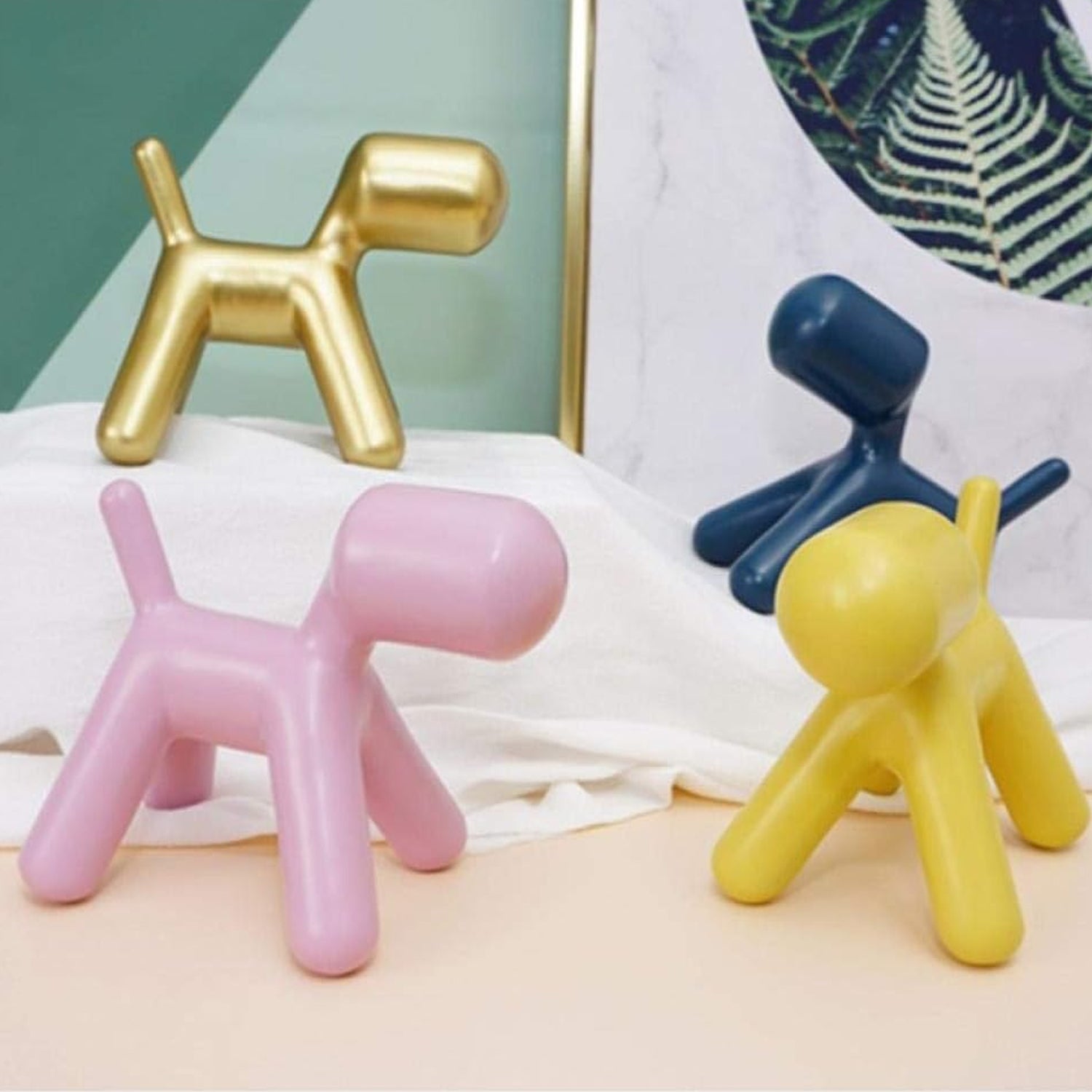 Plastic Cute Animal Puppy Chair,Creative Dog Low Footstool,Cartoon Foot Rest Sto - 4315_animal_shape_chair_1pc