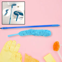 Long Handle Dust Cleaning Brush, Adjustable Microfiber dust Brush, Foldable Home - 12728_long_handle_dust_cleaner