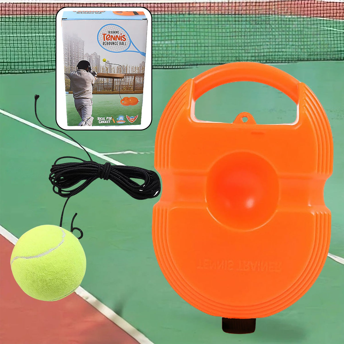 Tennis Trainer Rebound Ball with String, Convenient Tennis Training Gear, Tennis - 17599_tennis_trainer_with_ball_n_string