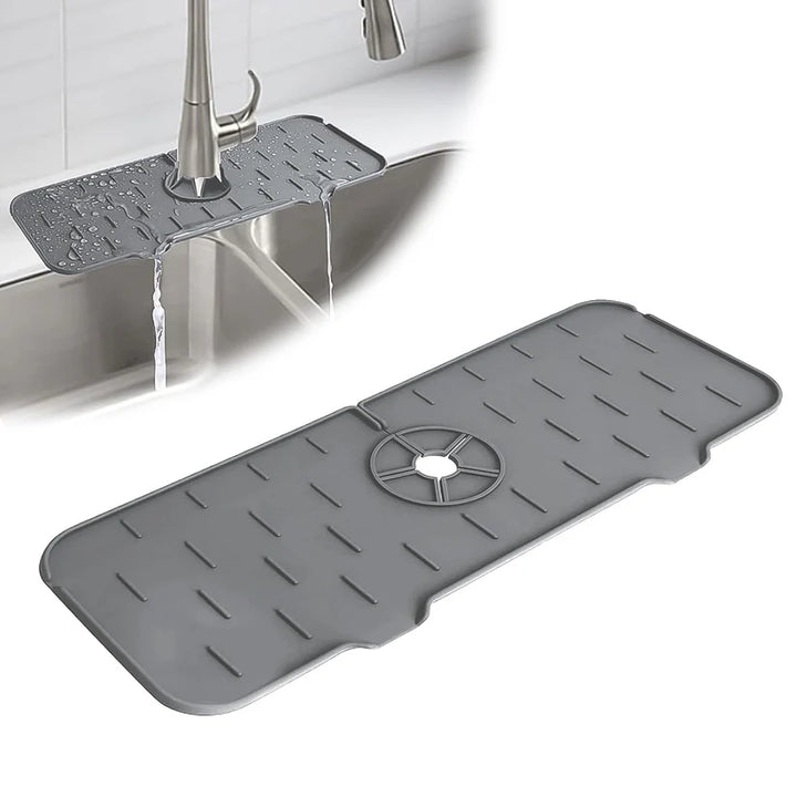 Superior eMart Silicone Sink Faucet Mat for Drip Control