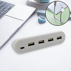 4in1 hub is USB For Pen drive, Mouse, Keyboards, Camera, Mobile, Tablet, PC, Lap - 12865_4in1_usb_port_hub