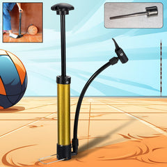 Mini Hand Air Ball Pump With 1 Pin, Metal Portable High Pressure Air Pump Mini B - 8510_mini_air_pump_with_pin