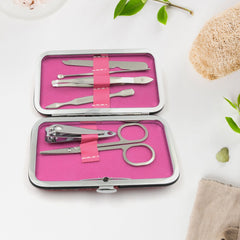 Nail Clipper Kit Fingernail Clipper, Manicure Set, Stainless Steel Nail Cutter S - 12550_6in1_nail_clipper_set