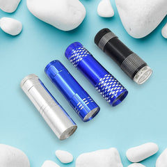 Portable Mini Torch, Super-Bright Mini 9 LED Bulb Pocket Torches - Torch Flashli - 8601_9led_pocket_torch_light_1pc_no5