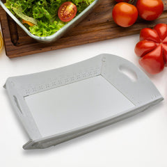 Foldable Serving Tray Plastic Serving Tray With Handle Serving Tray For Food, K - 10018_foldable_serving_tray_1pc