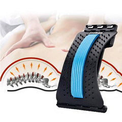 Back Pain Relief Device Back Stretcher, Spinal Curve Back Relaxation Device, Mul - 13109_back_pain_relief_massager_1pc