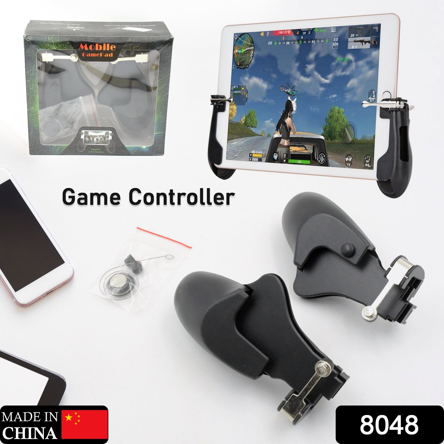 PUBG Mobile Game Metal Controller Joystick Attachment Accessory - 8048_pubg_game_controller