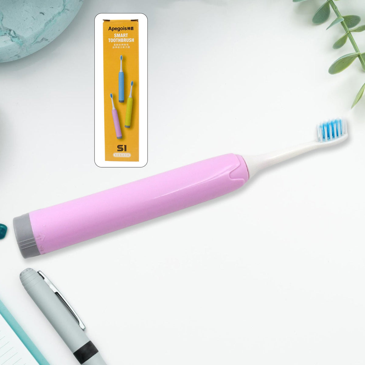 घर और यात्रा के लिए इलेक्ट्रिक टूथब्रश बैटरी संचालित - 6217_electric_toothbrush_1pc