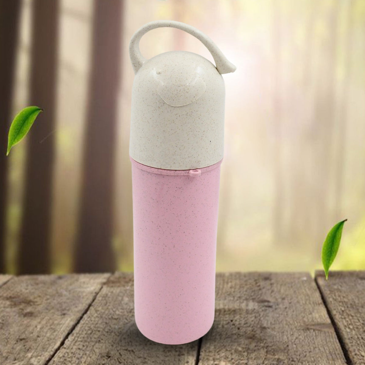 Travel Coffee Cup Portable Water Bottle Wheat Straw Coffee Tea Mug Coffee Mug wi - 13075_portable_pla_water_bottle_300ml