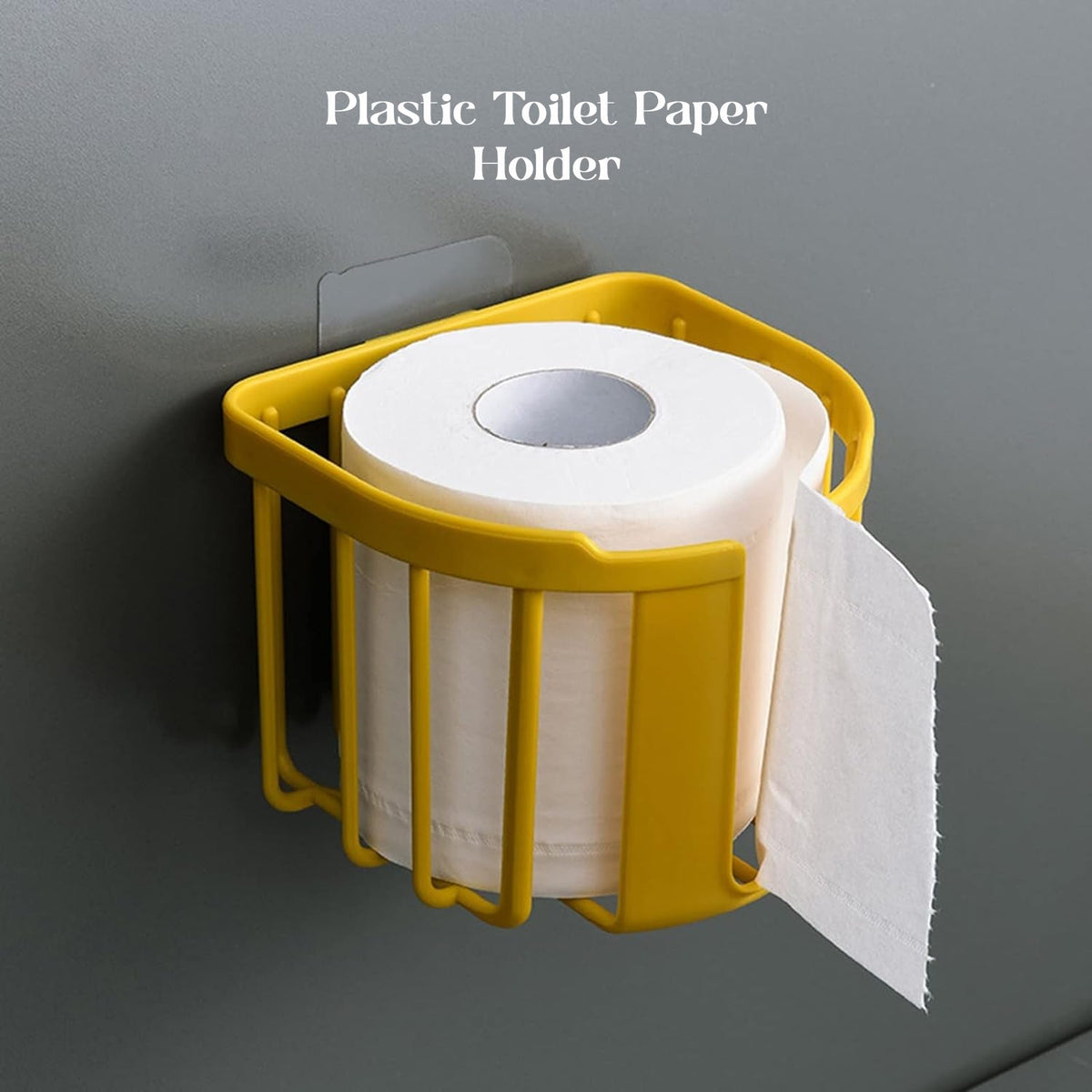 Toilet Paper Holder Bathroom, Tissue Roll Wall Mounted Plastic Bathroom Toilet P - 17881_plastic_toilet_paper_holder