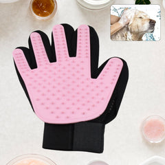 Pink  Gloves, Gloves Bathing Tool (1 Pc) - 17956_pink_multi_clea_gloves_1pc