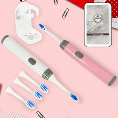 Adult Waterproof Electric Toothbrush Strong Sonic Charging with 4 Toothbrush Hea - 12712_adult_electric_toothbrush