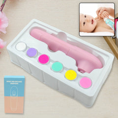 6 in1 Electric Manicure Nail Sharpener for Babies and Children Baby Nail Cutter  - 0350_6in1_baby_eletric_nail_cutter