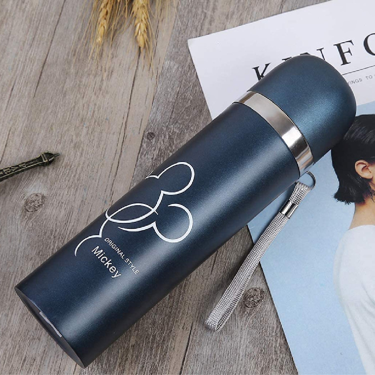 Stainless Steel Thermal mug / Water Bottle, vacuum flask (500 ML / 1 Pc / Mix Co - 12964_ss_vacuum_bottle_500ml