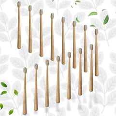 Bamboo Wooden Toothbrush Soft Toothbrush Wooden Child Bamboo Toothbrush Biode - 13031_wooden_thoothbrush_15pc_no5