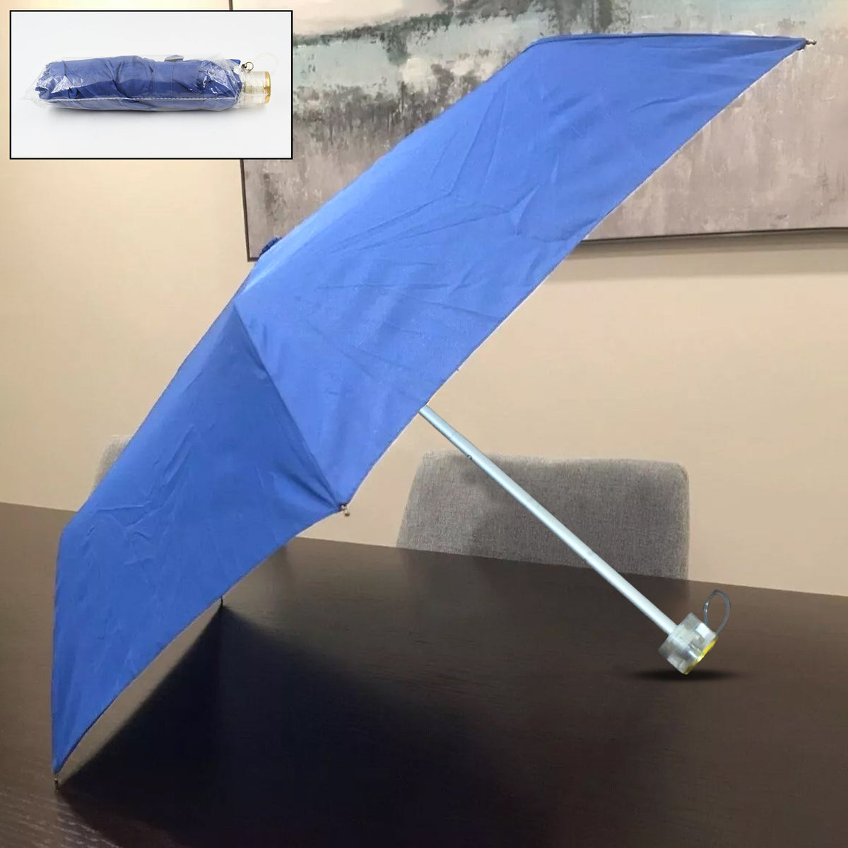 3-Fold Umbrella Summer Sun and Rain Protection Foldable Cute Umbrella || UV Pr - 8563_foldable_umbrella_1pc_no3