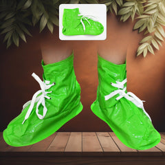 Plastic Shoes Cover Reusable Anti-Slip Boots Zippered Overshoes Covers & Shoe la - 17962_small_rain_shoe_cover_1pair_no3