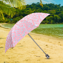 3-Fold Umbrella Summer Sun Protection Foldable Cute Umbrella || UV Protection  - 8573_foldable_umbrella_1pc_no2