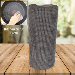 Durable Kitchen Scrub Cloth, Microfiber Cleaning Cloth Roll, Kitchen Wear-Resist - 8190_kitchen_scrub_cloth_20x22cm