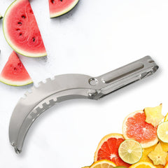 3in1 Stainless Steel Watermelon Cantaloupe Slicer Knife, Corer Fruit, Vegetable  - 10053_ss_watermelon_cutter_slicer