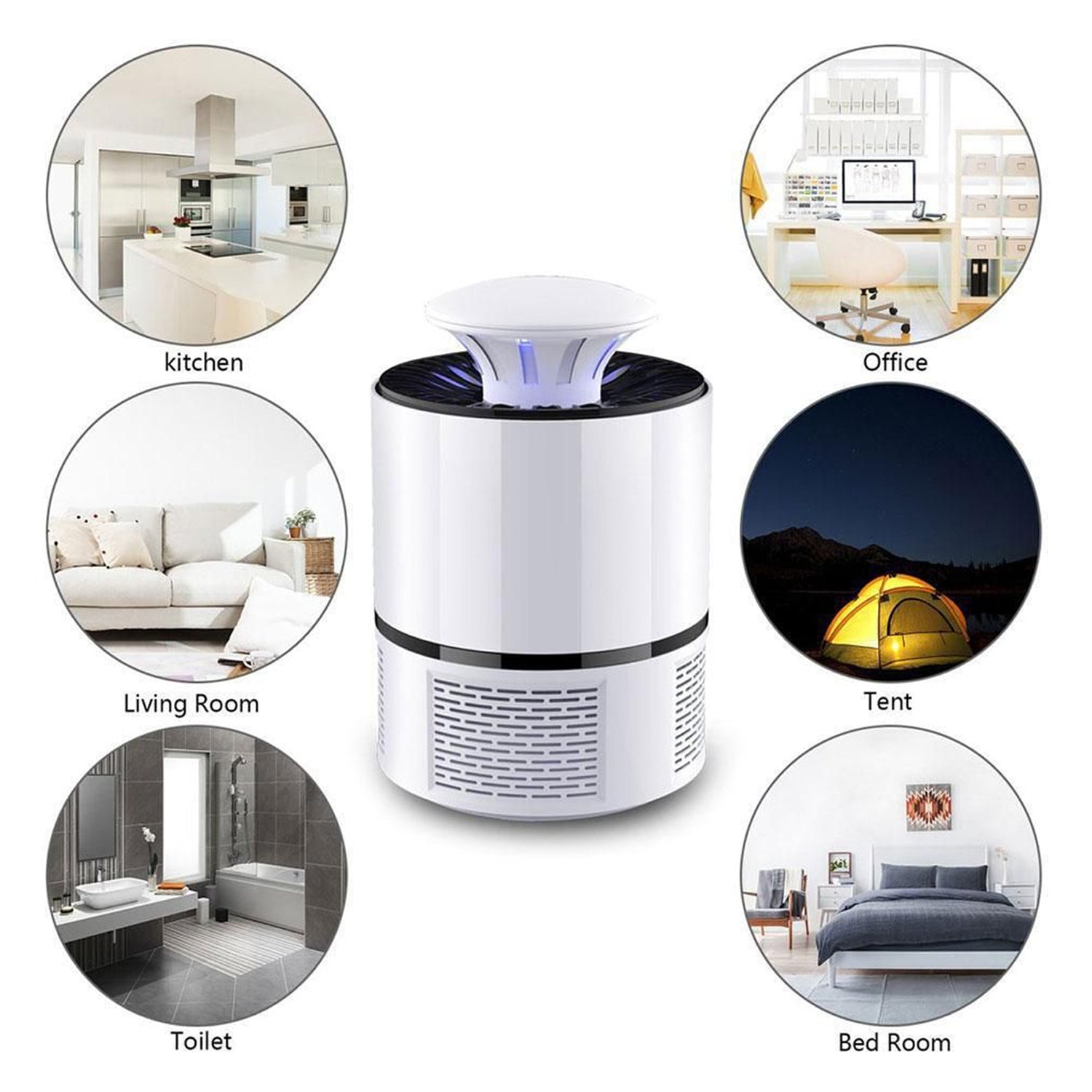 High-efficiency mosquito killer lamp, energy-saving