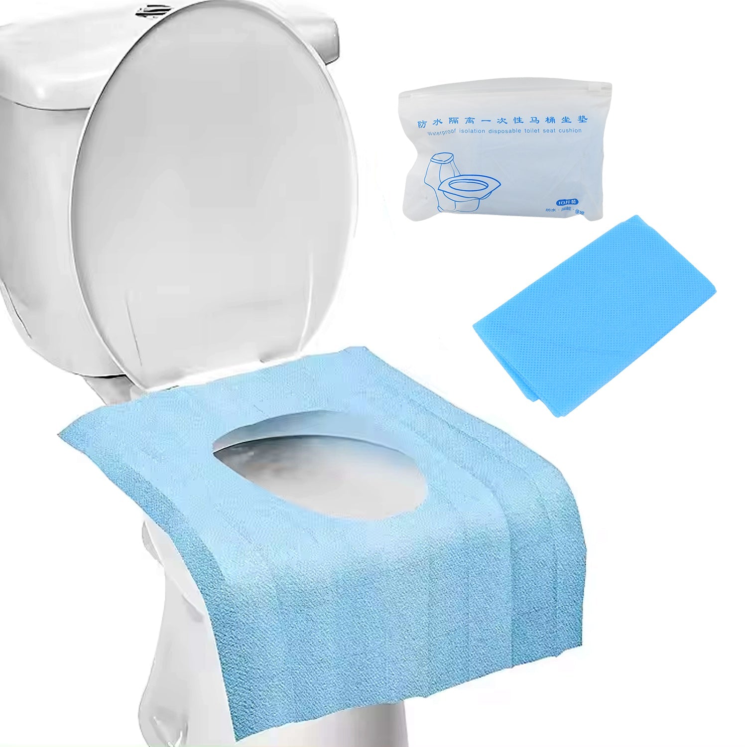 Disposable Toilet Seat Covers / waterproof isolation Disposable Toilet Seat Cush - 18128_disposable_toilet_seat_cover