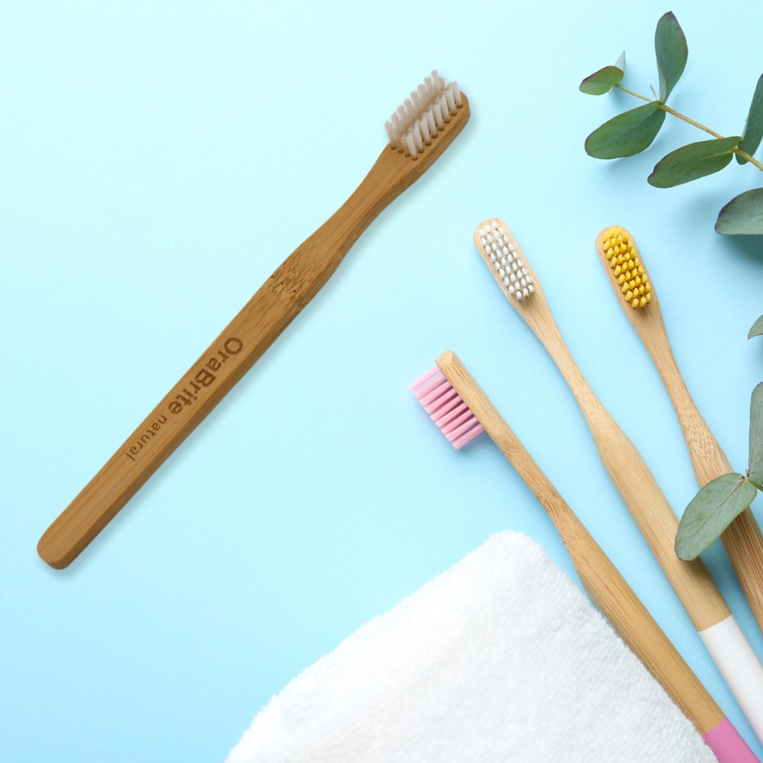 Bamboo Wooden Toothbrush Soft Toothbrush Wooden Child Bamboo Toothbrush Biodegra - 13083_wooden_toothbrush_15pc_no4