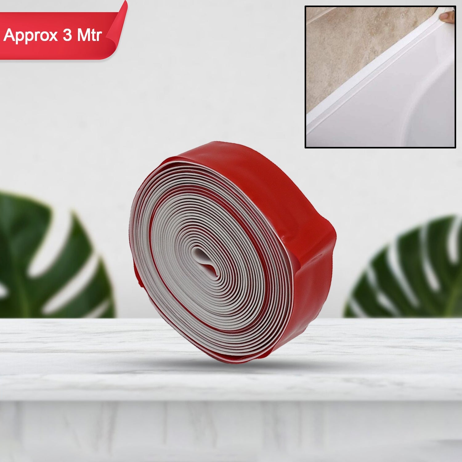 Kitchen Wall Sealing Strip Tape Sink Waterproof and Oil-Proof Caulk Tape Self Ad - 17949_kitchen_edge_tape_3m