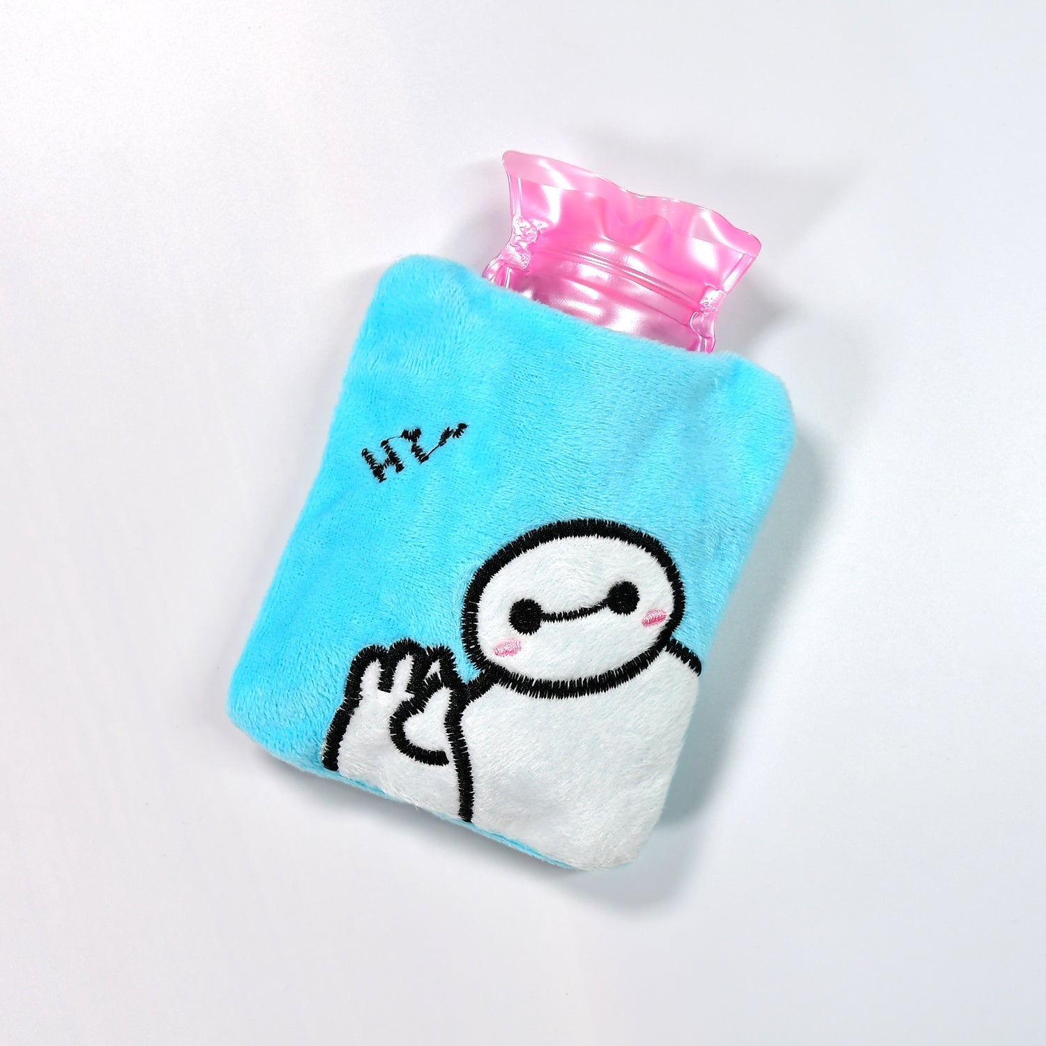 Blue Baymax Small Hot Water Bag with Cover for Pain Relief - 6525_chb_blue_baymax_hotbag