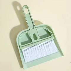 Mini broom and dustpan set for quick cleaning jobs