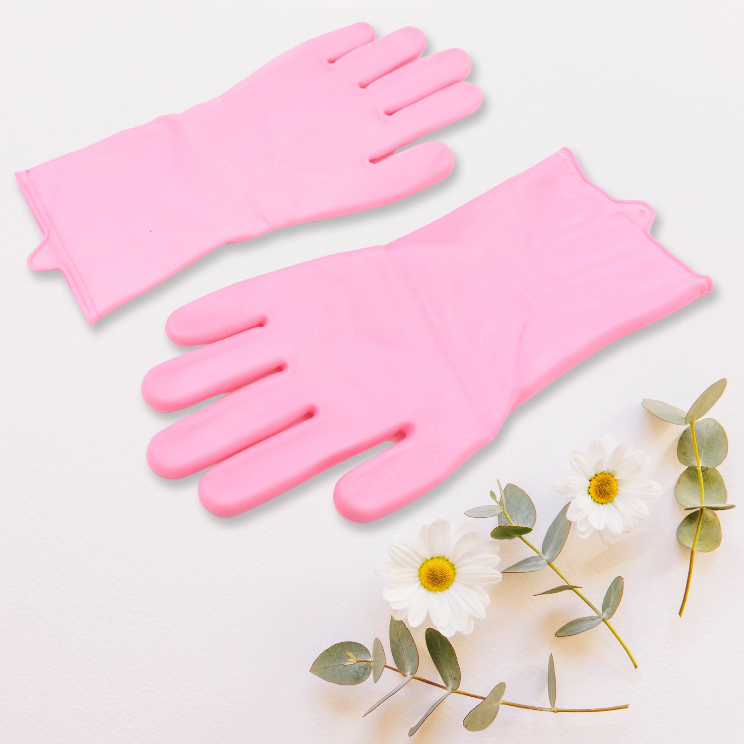 Dishwashing Gloves with Scrubber| Silicone Cleaning Reusable Scrub Gloves for Wa - 8740_scrubber_gloves_155gm