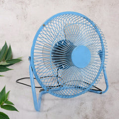 Big USB Table Desk Personal Metal Electronic Fan, Compatible with Computers, Lap - 17679_usb_table_desk_fan_no3