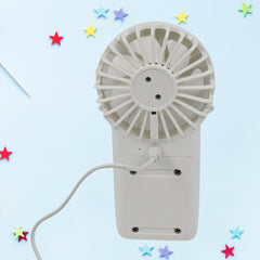 Portable Small Electric Fan, Handheld Fan With 3 Modes USB Rechargeable Mini Stu - 17730_small_handheld_fan_no5